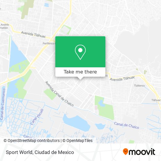 Mapa de Sport World