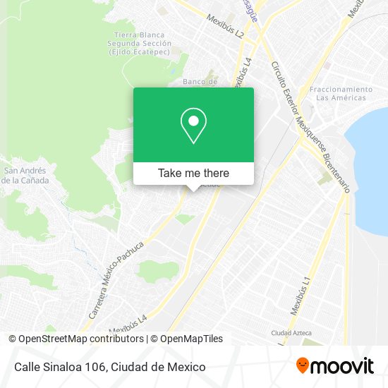 Calle Sinaloa 106 map