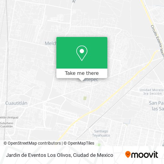 Jardin de Eventos Los Olivos map