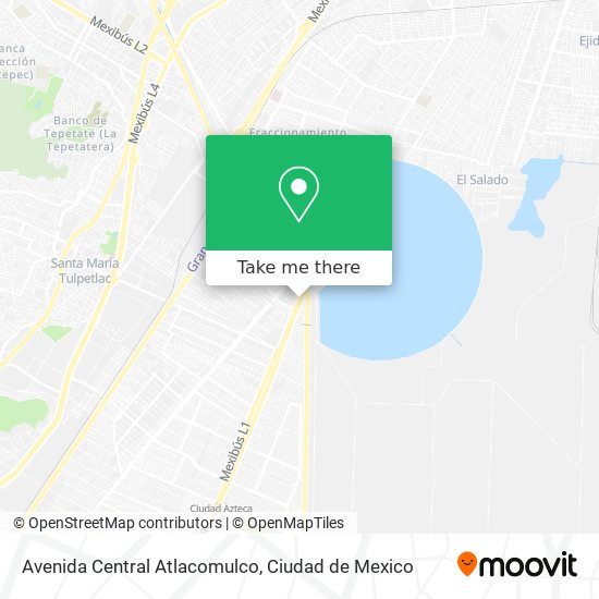Mapa de Avenida Central Atlacomulco