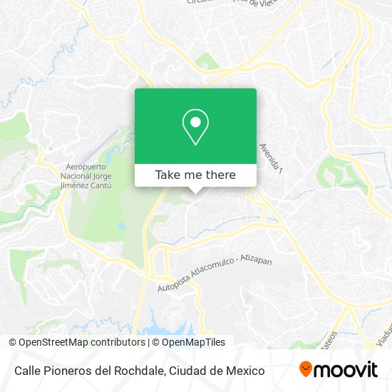 Mapa de Calle Pioneros del Rochdale