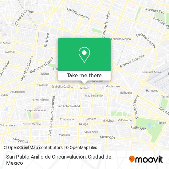 San Pablo Anillo de Circunvalación map