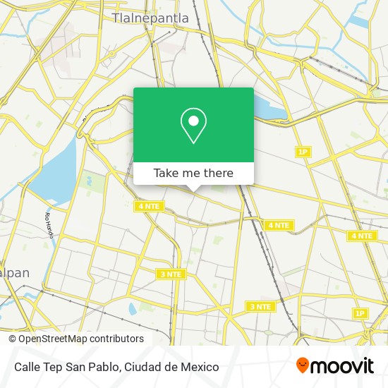 Calle Tep San Pablo map