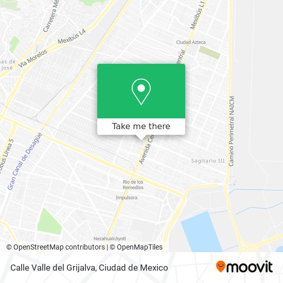 Calle Valle del Grijalva map
