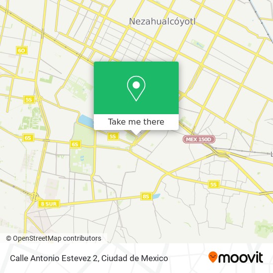 Mapa de Calle Antonio Estevez 2