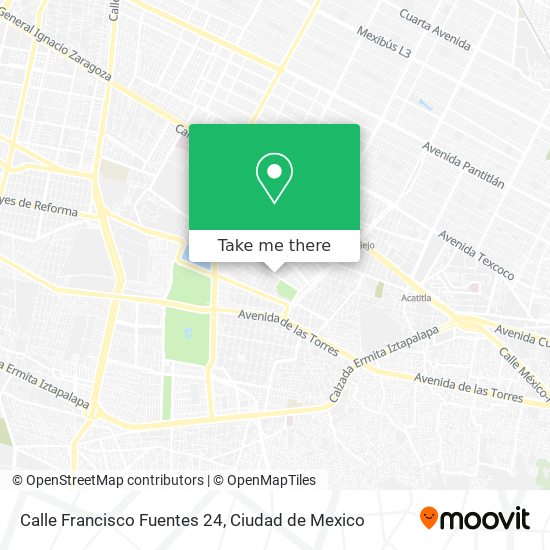 Mapa de Calle Francisco Fuentes 24
