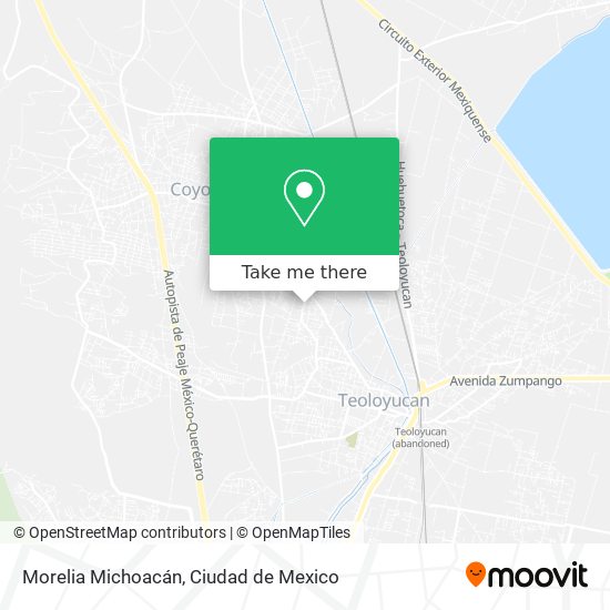 How to get to Morelia Michoacán in Huehuetoca by Bus?