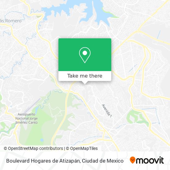 Mapa de Boulevard Hogares de Atizapán