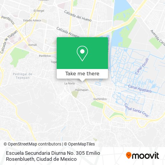 Escuela Secundaria Diurna No. 305 Emilio Rosenblueth map