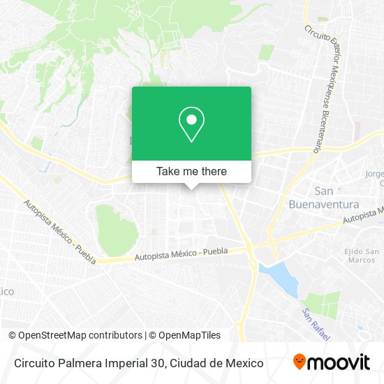Mapa de Circuito Palmera Imperial 30