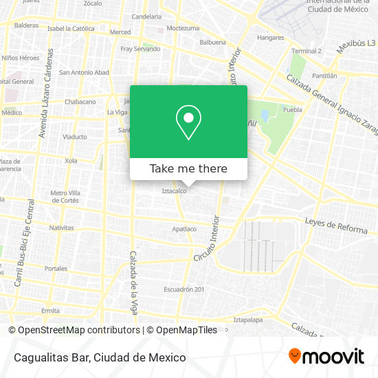 Mapa de Cagualitas Bar