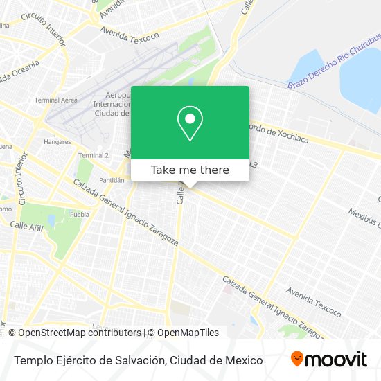 Mapa de Templo Ejército de Salvación