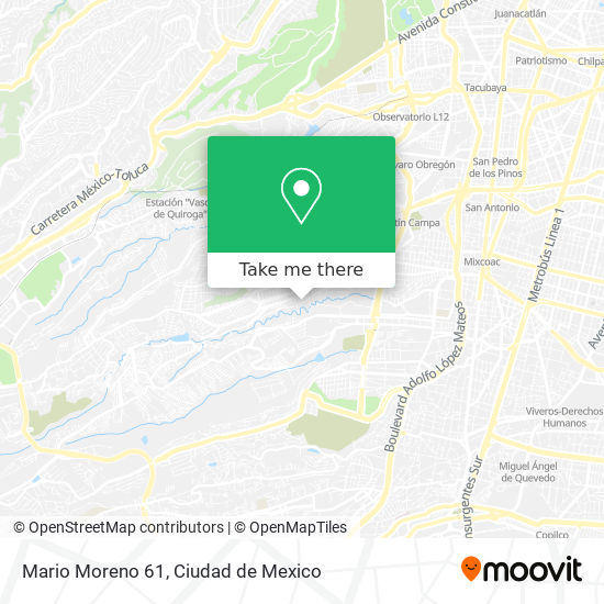 Mario Moreno 61 map