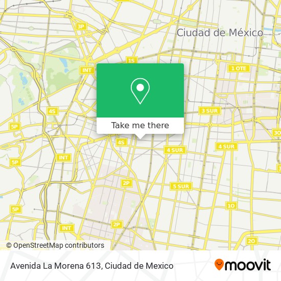 Avenida La Morena 613 map