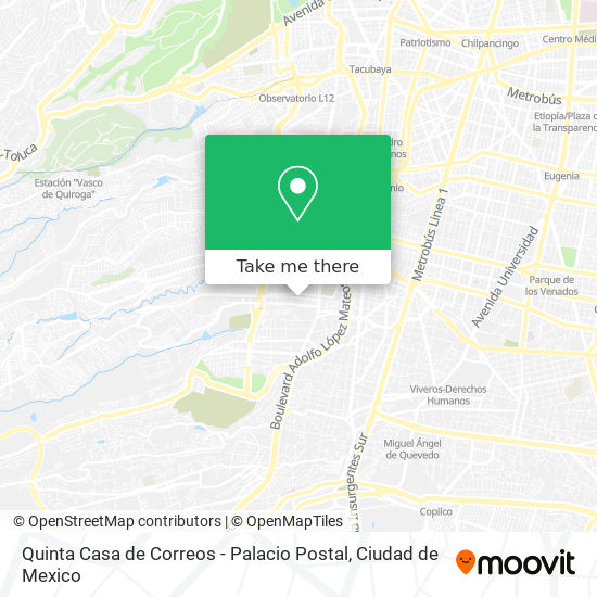 Quinta Casa de Correos - Palacio Postal map