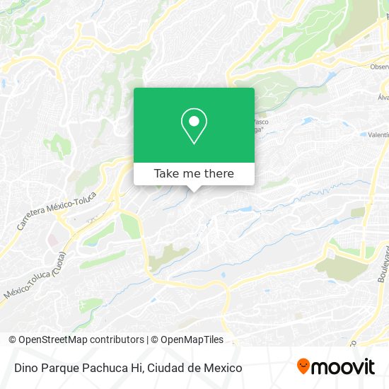 Dino Parque Pachuca Hi map