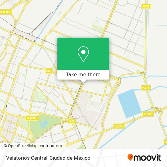 Velatorios Central map