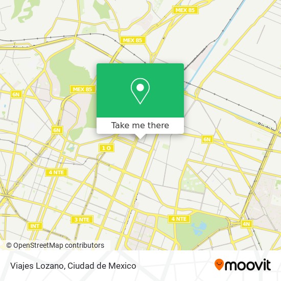 Viajes Lozano map