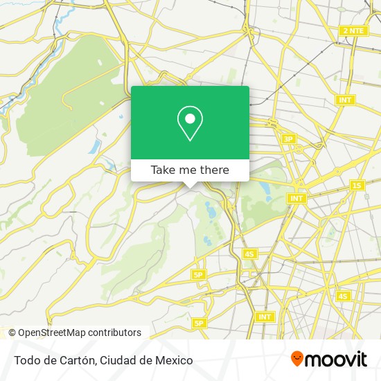 Todo de Cartón map