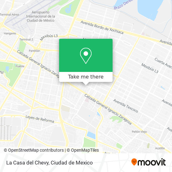 Mapa de La Casa del Chevy