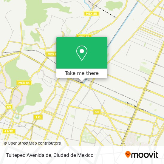 Mapa de Tultepec Avenida de