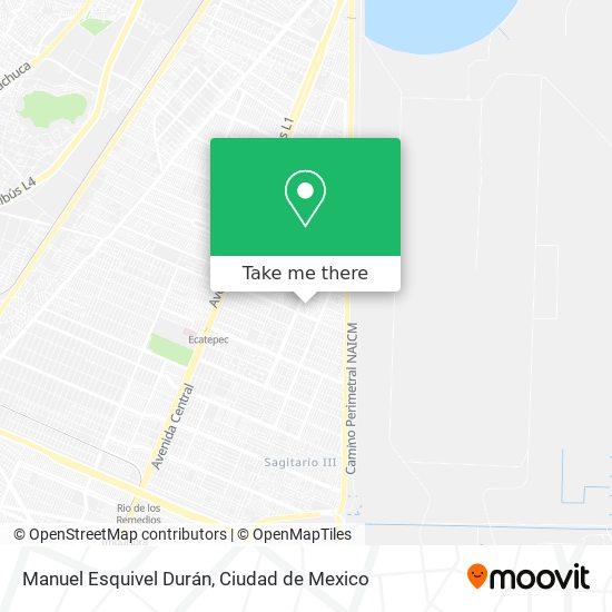Manuel Esquivel Durán map