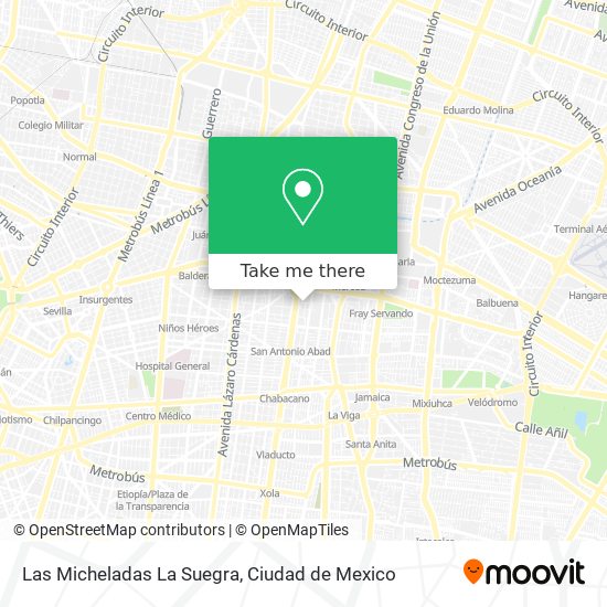 Las Micheladas La Suegra map