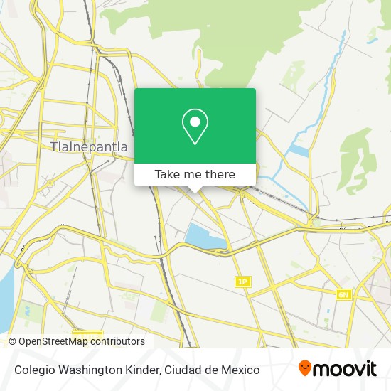 Colegio Washington Kinder map