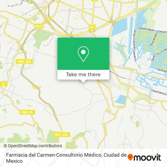 Farmacia del Carmen-Consultorio Médico map