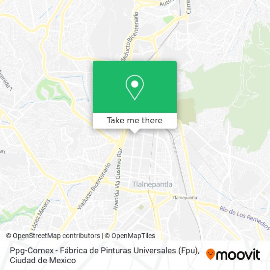 Ppg-Comex - Fábrica de Pinturas Universales (Fpu) map