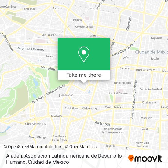 Aladeh. Asociacion Latinoamericana de Desarrollo Humano map