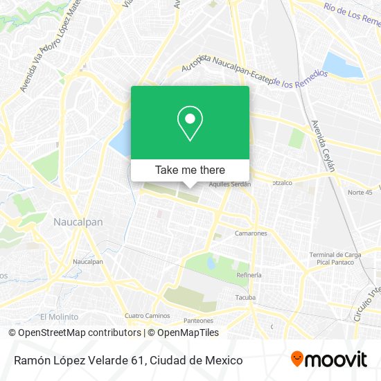 Mapa de Ramón López Velarde 61