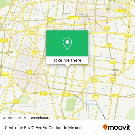 Centro de EnvíO FedEx map