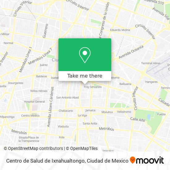 Centro de Salud de Ixnahualtongo map