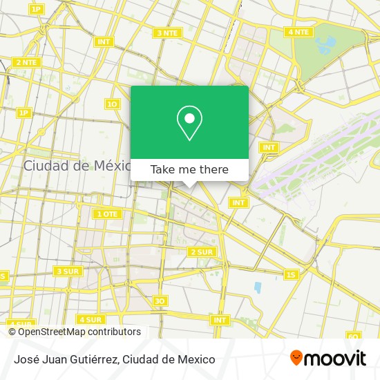 José Juan Gutiérrez map