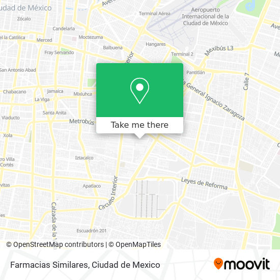 Farmacias Similares map