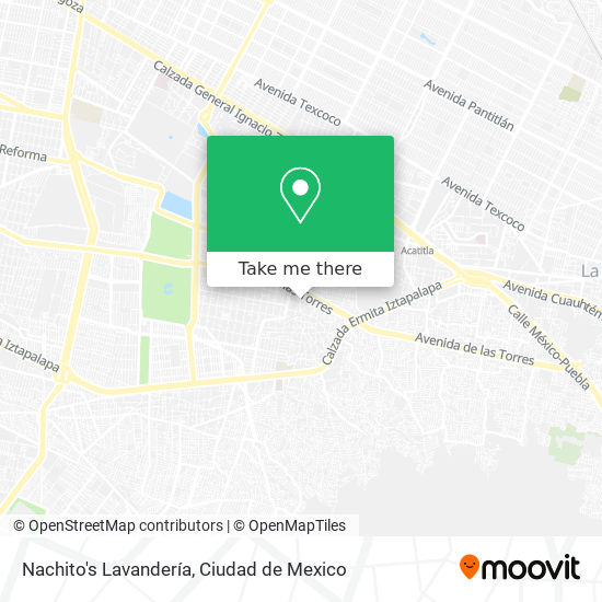 Nachito's Lavandería map