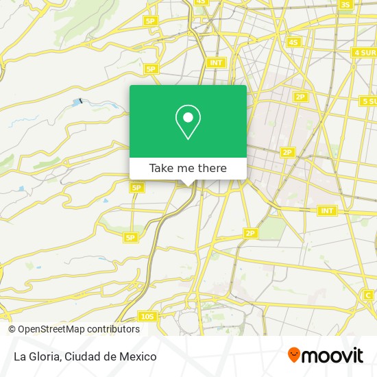 La Gloria map