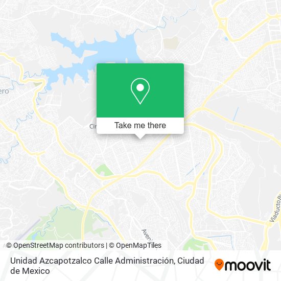 Unidad Azcapotzalco Calle Administración, Universidad Autónoma Metropolitana map