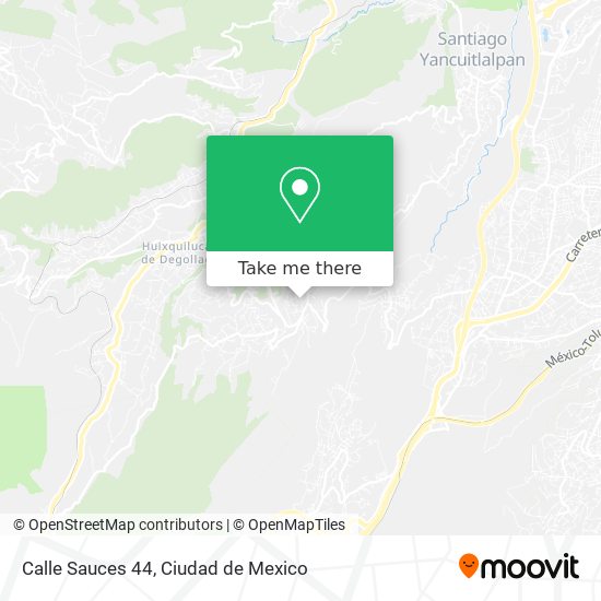 Mapa de Calle Sauces 44