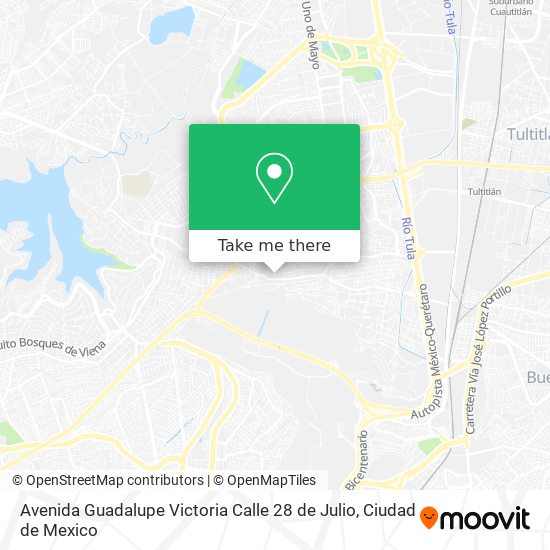 Avenida Guadalupe Victoria Calle 28 de Julio map