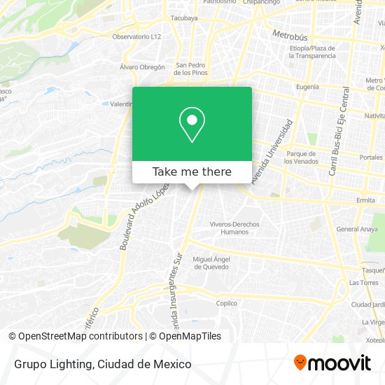 Grupo Lighting map