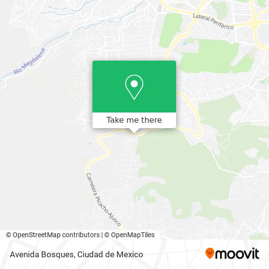 Avenida Bosques map
