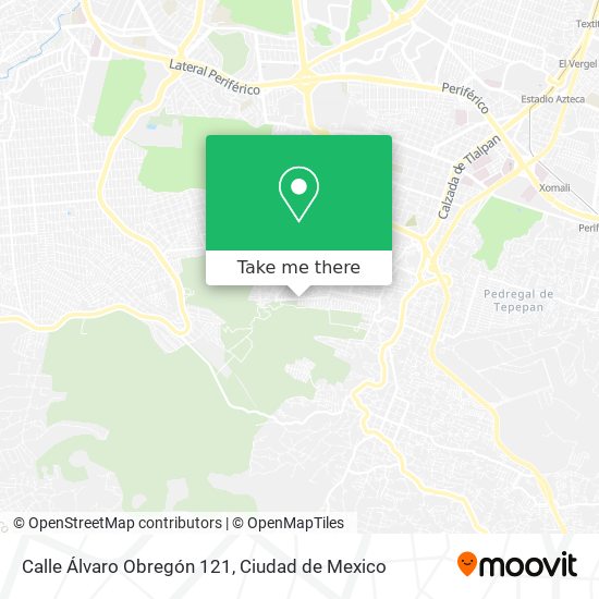 Calle Álvaro Obregón 121 map