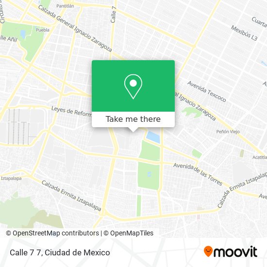 Calle 7 7 map