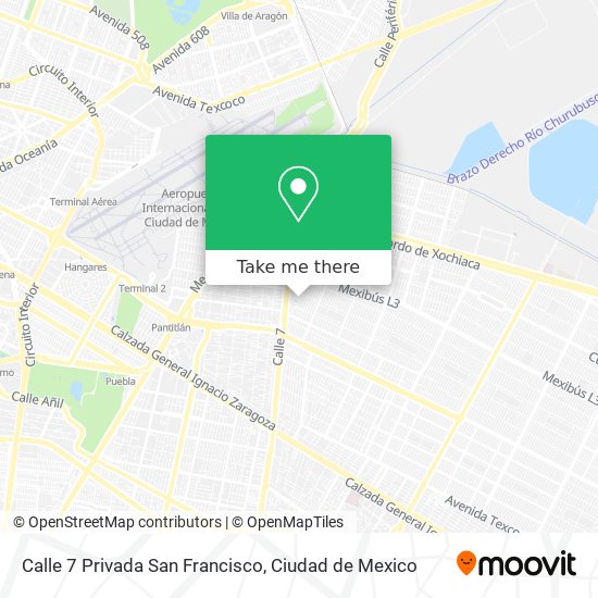 Calle 7 Privada San Francisco map
