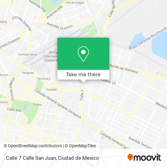 Calle 7 Calle San Juan map