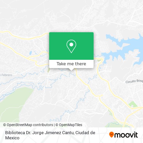 Biblioteca Dr. Jorge Jimenez Cantu map
