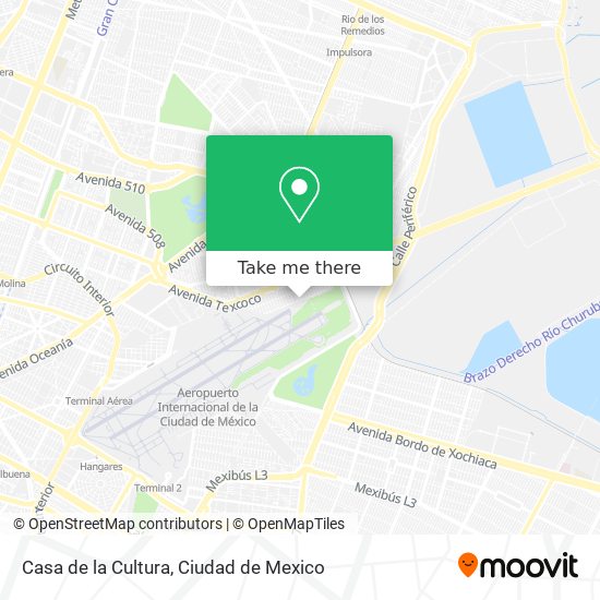 Casa de la Cultura map