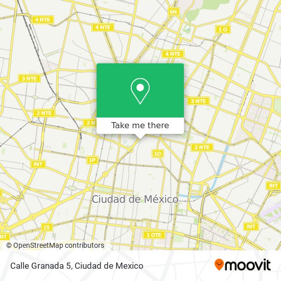 Mapa de Calle Granada 5